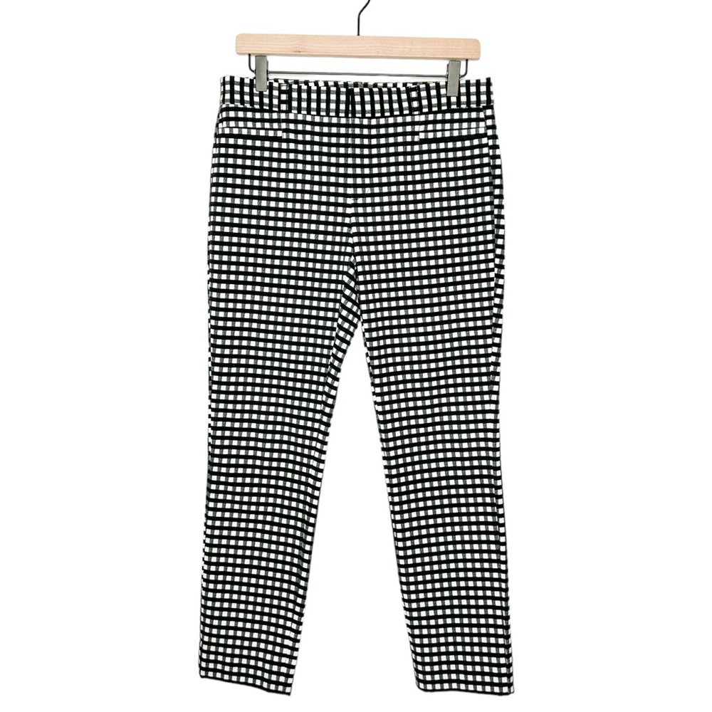 Banana Repiublic Womens Classic Check Plaid Sloan Fit Career‎ Trouser Pants 4